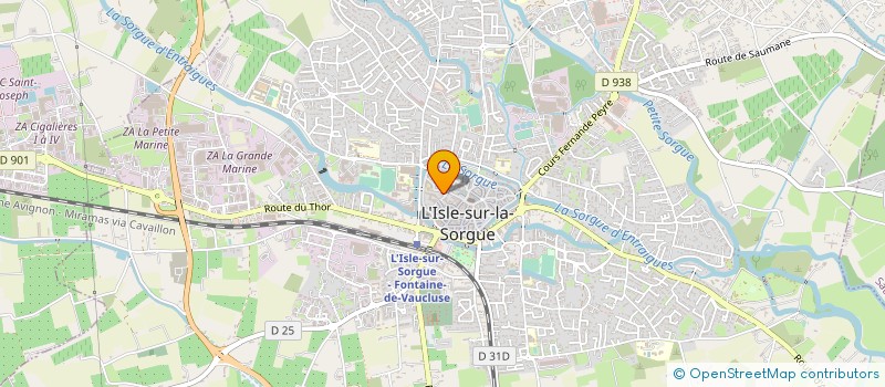 localisation de l'entreprise SCEA COMPAGNONS BERGERS TRANSHUMANTS à L'ISLE-SUR-LA-SORGUE