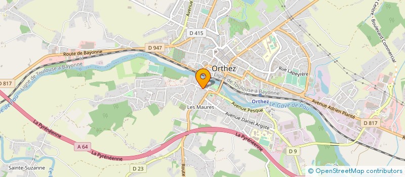 localisation de l'entreprise SCEA CONVIVENCIA PA  ORTHEZ