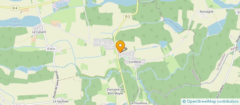 localisation de l'entreprise SCEA COOPEPOISSON DE DOMBES  MONTLUEL