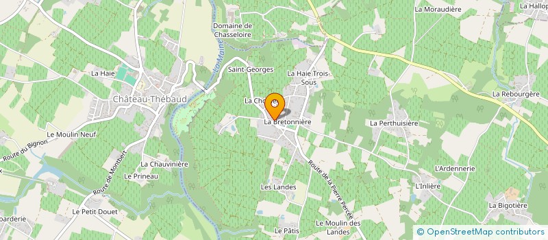 localisation de l'entreprise SCEA CORMERAIS BRANGER à MAISDON-SUR-SEVRE