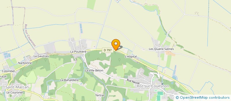 localisation de l'entreprise SCEA COSTENTIN  ROZ-SUR-COUESNON