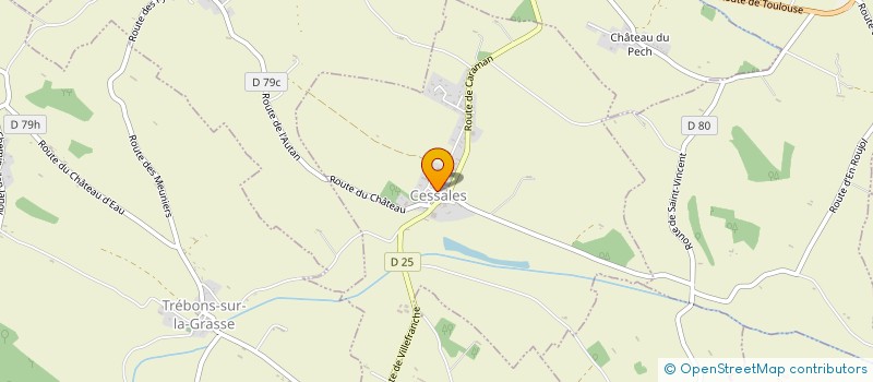 localisation de l'entreprise SCEA COUDERT  CESSALES