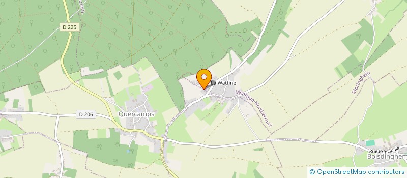 localisation de l'entreprise SCEA COUDEVILLE  ACQUIN-WESTBECOURT