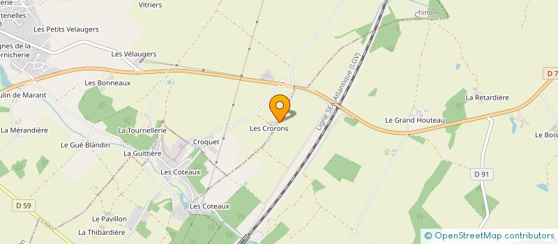 localisation de l'entreprise SCEA COUDREAU  SAINTE-MAURE-DE-TOURAINE