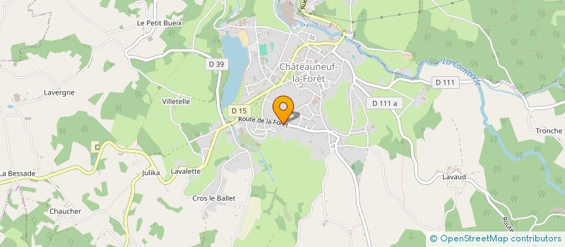 localisation de l'entreprise SCEA COUEGNAS SAINT GILLES à SAINT-GILLES-LES-FORETS