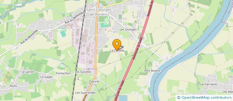 localisation de l'entreprise SCEA COULON à SAINT-GEORGES-DE-RENEINS