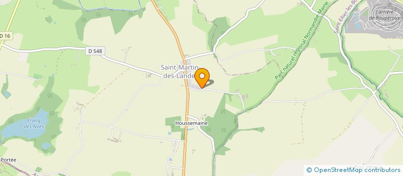localisation de l'entreprise SCEA COUSIN à SAINT-MARTIN-DES-LANDES