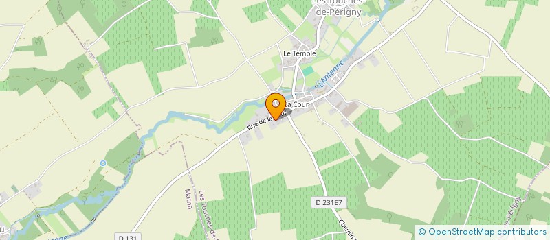 localisation de l'entreprise SCEA COUTURIER PERE ET FILS  LES TOUCHES-DE-PERIGNY