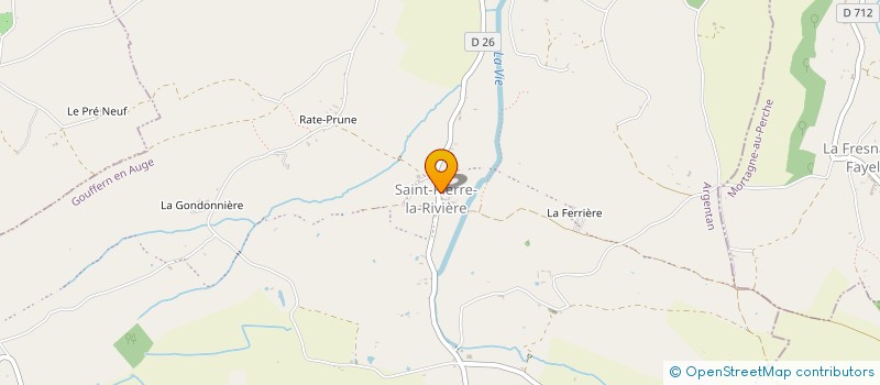 localisation de l'entreprise SCEA COUVE ET FILS à GOUFFERN EN AUGE