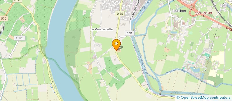 localisation de l'entreprise SCEA CRAU CAMARGUE  ARLES