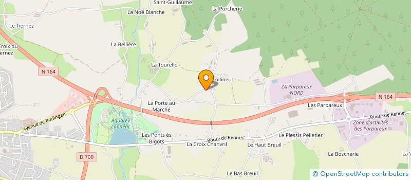 localisation de l'entreprise SCEA CRESCENT à LOUDEAC
