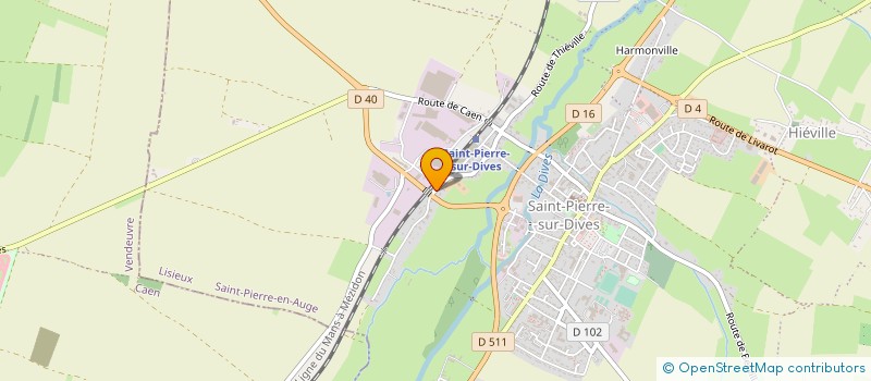 localisation de l'entreprise SCEA CROIX DE PIERRE  VENDEUVRE