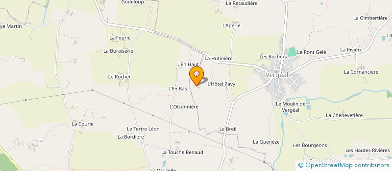 localisation de l'entreprise SCEA CROZE  VERGEAL