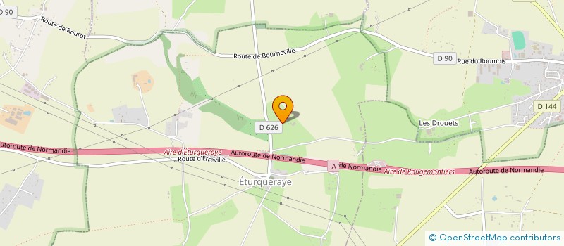 localisation de l'entreprise SCEA D'AMFREVILLE  ETURQUERAYE