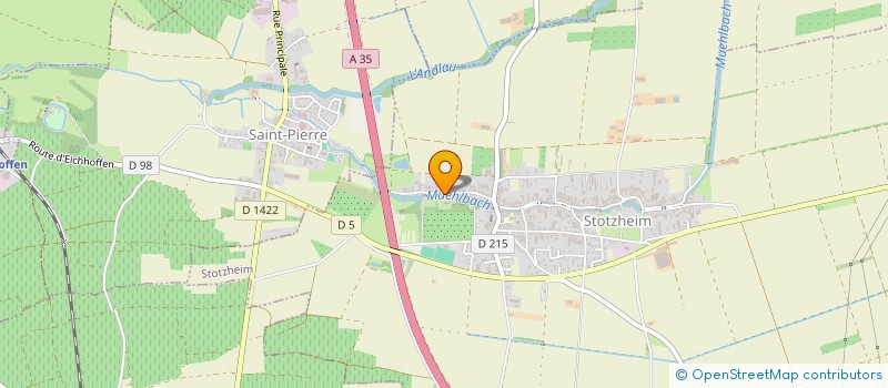 localisation de l'entreprise SCEA D'ANDLAU STOTZHEIM  STOTZHEIM