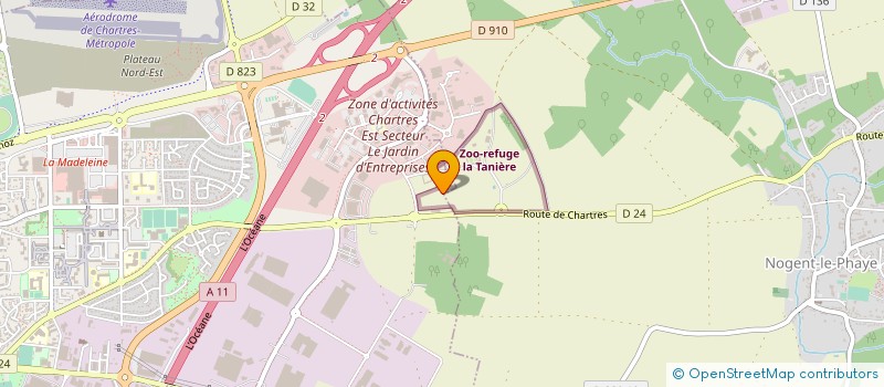 localisation de l'entreprise SCEA D ARCHEVILLIERS à CHARTRES