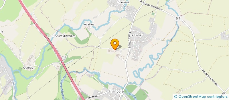 localisation de l'entreprise SCEA D'AVAILLES  FRANCOIS