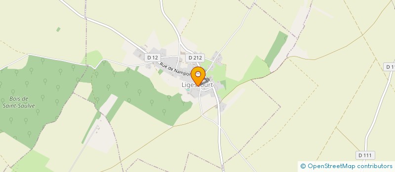 localisation de l'entreprise SCEA D AVOUT PERE ET FILS à LIGESCOURT