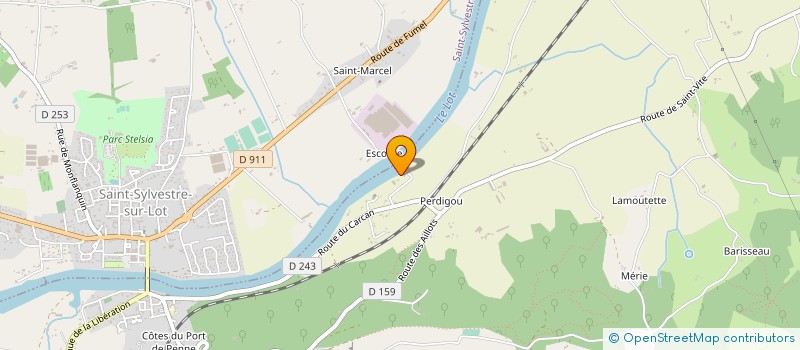 localisation de l'entreprise SCEA D'ESCOUTE à PENNE-D'AGENAIS