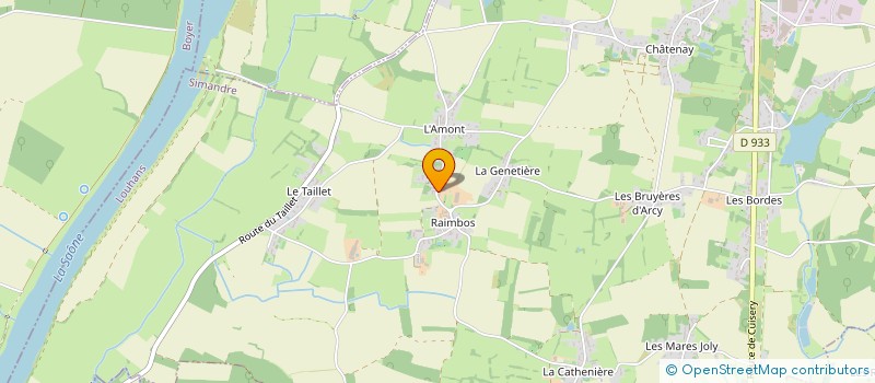 localisation de l'entreprise SCEA D'EWANA  SIMANDRE