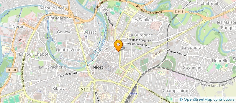 localisation de l'entreprise SCEA DAGESSY à NIORT
