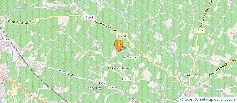 localisation de l'entreprise SCEA DANIELLE MEUNIER à SAINT-EMILION