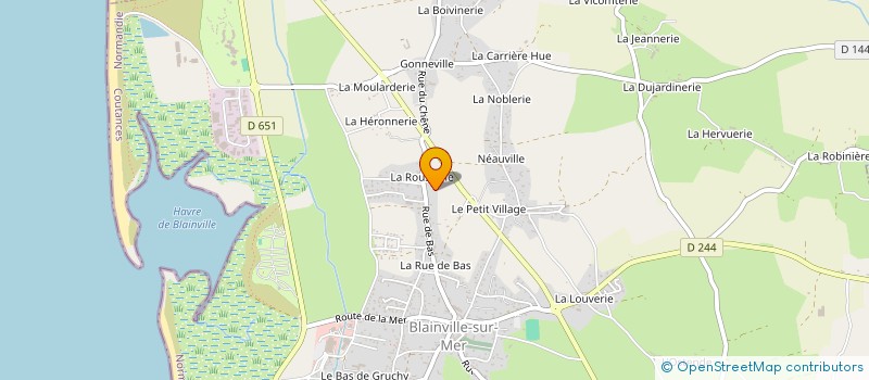 localisation de l'entreprise SCEA DANLOS à BLAINVILLE-SUR-MER