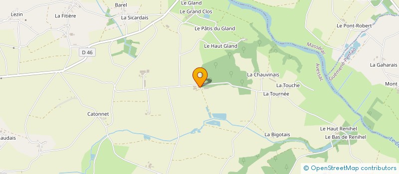 localisation de l'entreprise SCEA DAVAL SAINT AMAND à AVESSAC