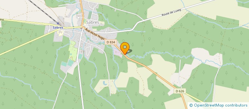 localisation de l'entreprise SCEA DE BADIE à SABRES
