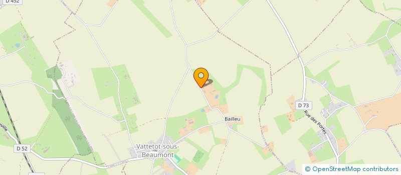 localisation de l'entreprise SCEA DE BAILLEUL  VATTETOT-SOUS-BEAUMONT