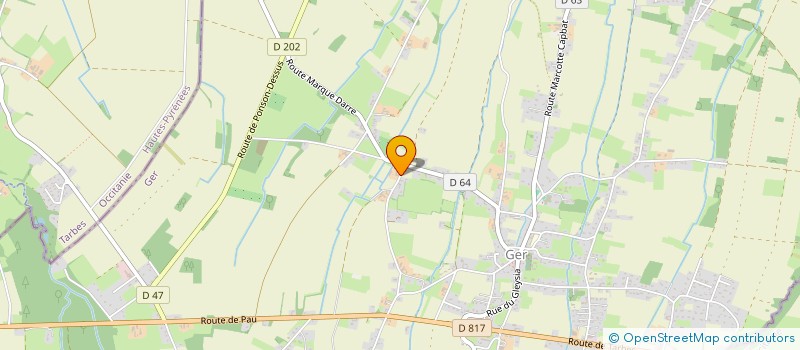 localisation de l'entreprise SCEA DE BARADAT  GER