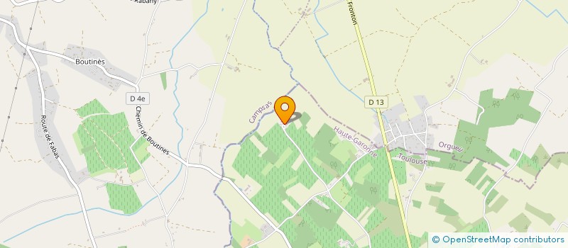 localisation de l'entreprise SCEA DE BARBETTE  FRONTON