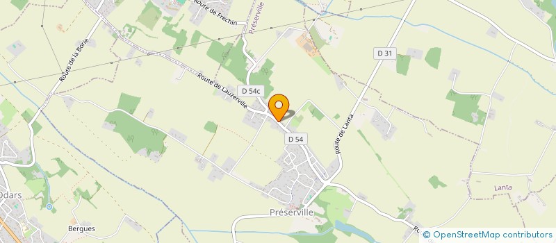 localisation de l'entreprise SCEA DE BASTIDE  PRESERVILLE