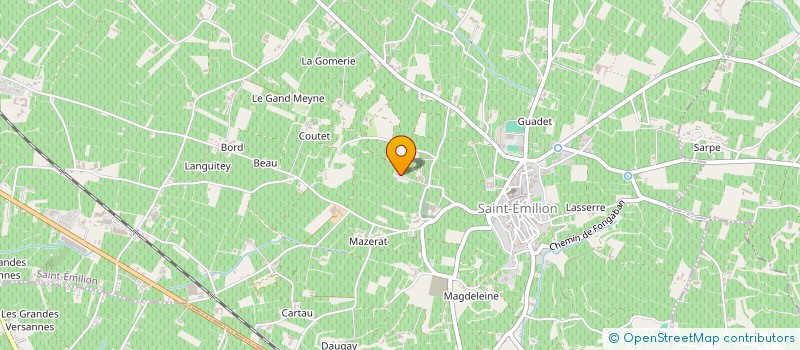 localisation de l'entreprise SCEA DE BEAU-SEJOUR BECOT à SAINT-EMILION