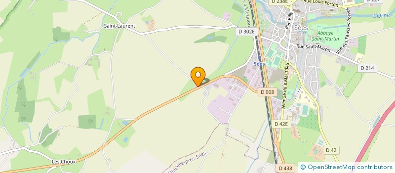 localisation de l'entreprise SCEA DE BEAUMESNIL à SEES