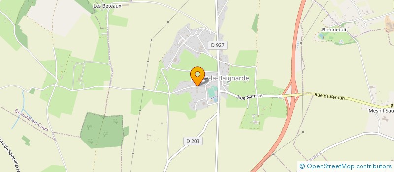 localisation de l'entreprise SCEA DE BEAUMONT-STALIN  BIVILLE-LA-BAIGNARDE