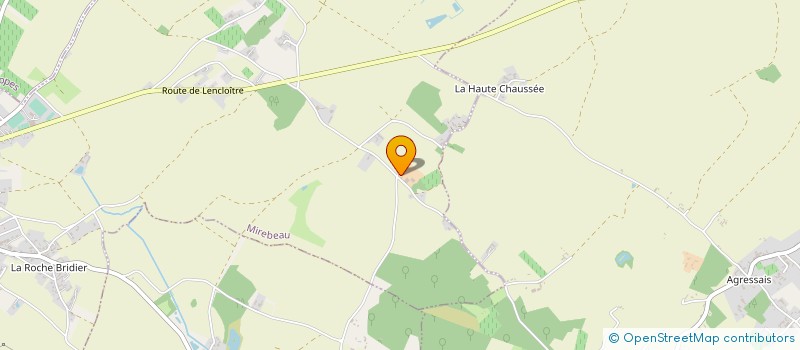 localisation de l'entreprise SCEA DE BEAUSSAIS à MIREBEAU
