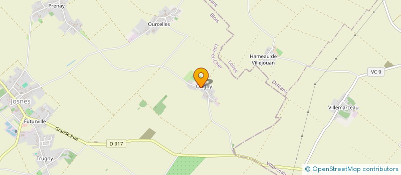 localisation de l'entreprise SCEA DE BEL AIR  JOSNES