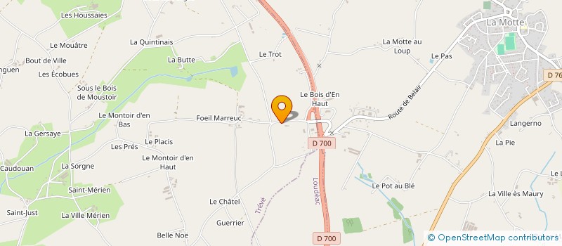 localisation de l'entreprise SCEA DE BEL AIR à LA MOTTE