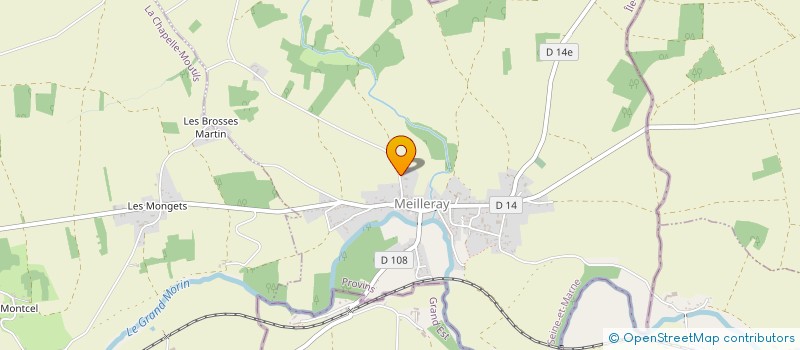 localisation de l'entreprise SCEA DE BELLEVUE  MEILLERAY