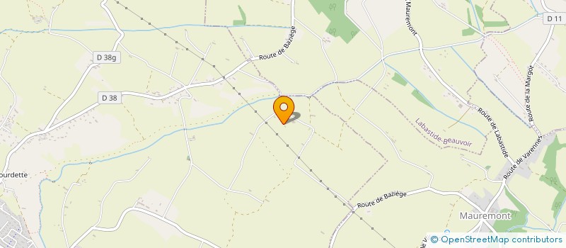 localisation de l'entreprise SCEA DE BICINIS à BAZIEGE