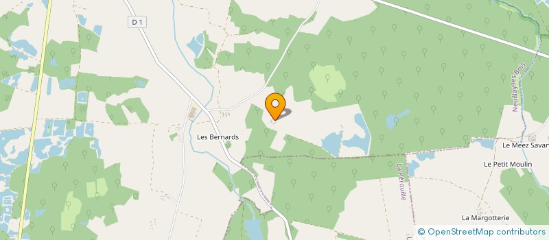 localisation de l'entreprise SCEA DE BOIS ROBERT à NEUILLAY-LES-BOIS