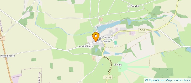 localisation de l'entreprise SCEA DE BOUDEMANGE à LA FERTE-HAUTERIVE