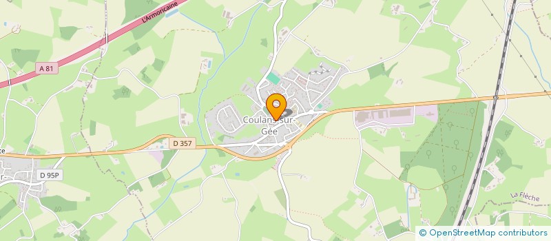 localisation de l'entreprise SCEA DE BOUERE à COULANS SUR GEE