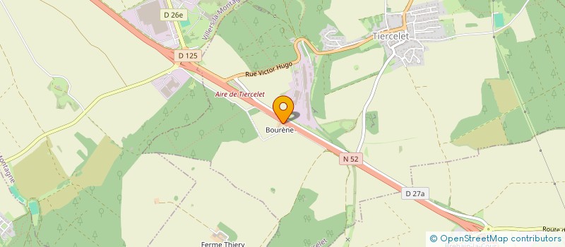 localisation de l'entreprise SCEA DE BOURENE  TIERCELET
