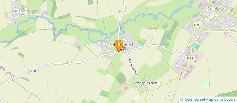 localisation de l'entreprise SCEA DE BRECY  CREULLY SUR SEULLES