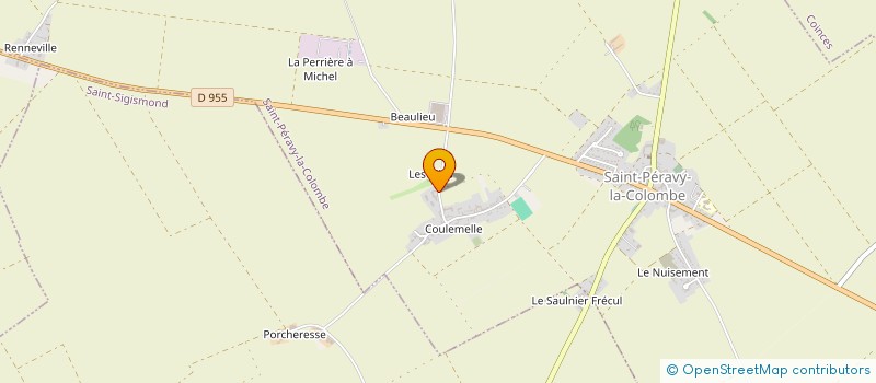 localisation de l'entreprise SCEA DE BREMARCHE à SAINT-PERAVY-LA-COLOMBE