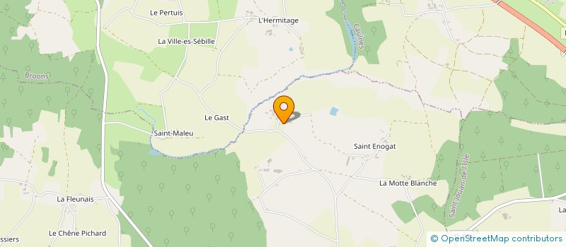 localisation de l'entreprise SCEA DE BRIGNEUC à PLUMAUGAT