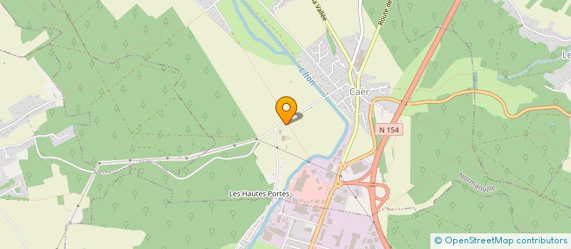localisation de l'entreprise SCEA DE CAER à NORMANVILLE