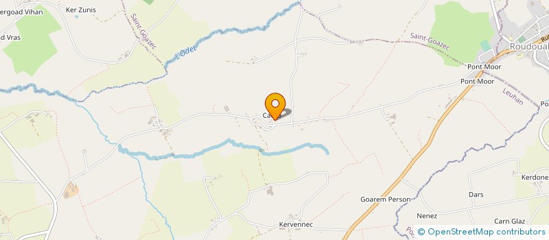 localisation de l'entreprise SCEA DE CAERO  LEUHAN